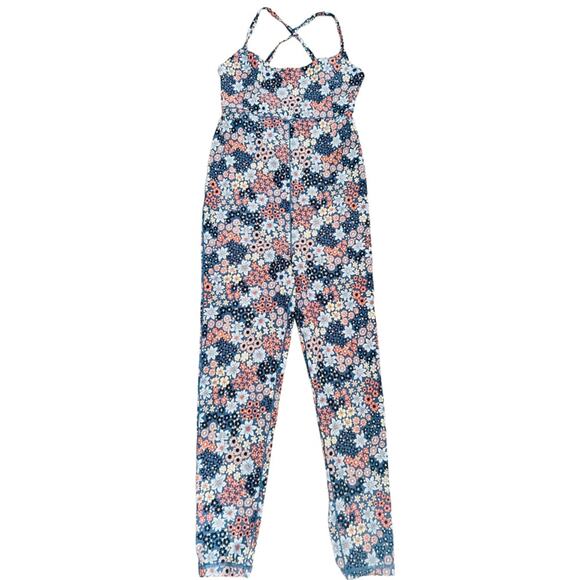 OFFLINE By Aerie Floral Hugger Jumpsuit Romper One Piece Size Large - Picture 3 of 7